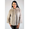 Kožušinový sveter-norka A01 beige