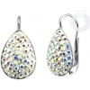 SILVEGO stříbrné náušnice se Swarovski® Crystals aurora borealis