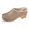 Dreváky BUXA Dámske Dreváky Galoše ZF1 - Béžové Veľkosť: 38 [24,3 cm]