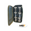 Taška NGT 6 Pot Green Glug Bag