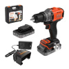Black+Decker Aku skrutkovač BCD382D2XK-QW, 18 V, súprava 2x Aku