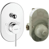 HANSGROHE Zesis S páková vaňová batéria pod omietku (obsahuje teleso), pre 2 výstupy, chróm, 74418000