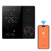 TUYA Termostat s Gombíkmi WiFi Matter LCD pre Vodné Podlahové Kúrenie, Čierny