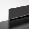 LOGOCLIC Podlahová lemovka, čierna, 10 000 × 50 × 15 mm, LO97461-7018