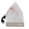 USB Biela Soľná Lampa Viacfarebná - Pyramída 9 cm Varianta: Pyramída 9 cm -