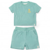 Little dutch Tričko a kraťasy Seashells / Stripes Surf Blue vel. 86/92