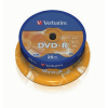 VERBATIM DVD-R 16x/4.7GB 25ks cena za balení 25 ks