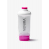 VENIRA šejker s dávkovačom, bielo-ružový, #loveyourself, 500 ml + 150 ml 500 ml + 150 ml