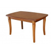 Bukový jedálenský rozkladací stôl KAMER lakovaný Barevné provedení: Beech - sonoma, Rozměr stolu: 135-215/90 cm