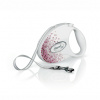 Flexi Glam Splash Pink popruh M 5m biela 25kg SWAROVSKI®