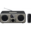 Lenco DAR-030 A004074 stolní rádio, DAB plus , FM, Bluetooth, funkce alarmu, černošedá