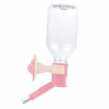 Madan Water Adapter With Bottle - automatická napájačka pre psov, s 330ml fľašou - Pink