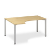 Interiér Říčany Ergonomický stôl ProOffice B 180 x 120/80 cm, ľavý, divoká hruška