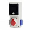 Rozvodnica zásuvková 632.1W, 5p, 1x16A/400V, 2x230V domová, neistená 4M, IP44 SCAME