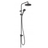Hansgrohe Vernis Blend Sprchový set-stĺp Showerpipe 200 1jet Reno EcoSmart, Čierna matná HG 26099670