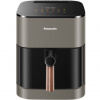Panasonic NF-CC500 teplovzdušná fritéza bez tuku 1450 W, 5 l (sklený priezor s osvetlením, jemná para, LCD displej, dotykové ovládanie), zelenošedá