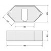 Duravit Príslušenstvo Podpora k vani D-Code, 1900x900 mm 790477000000000