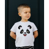 Detské tričko Panda - 158 cm/12 rokov, 30 - ružová