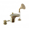 LABE - 3-otvorová vaňová batéria, staromosadz (bronz) L471.0SSM, RAV Slezák Farba: Stará mosadz (bronz), Rozmer: 1/2