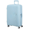 American Tourister SOUNDBOX Spinner77 EXP Pastel Blue 97 L