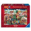 Ravensburger Puzzle 1000 dielikov Ravensburger Puzzle Vianočný trh 1000 dielikov