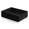 TBA Plastové obaly s.r.o. Plastová ESD Euro prepravka 800x600x220 mm, plný úchyt