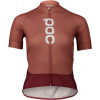 POC W's Essential Road Logo Jersey Himalayan Salt/Garnet Red - XL