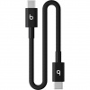 Apple Beats USB-C / USB-C Woven Cable (20cm)- Bolt Black MEQ94EE/A