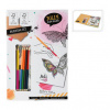 sada na kreslenie omaľovánky A4 (20 ks) + dvojfarebné pastely (6 ks)