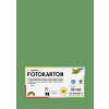 FOLIA Dekoračný kartón, 2 stranný, A4, 300 g, 50 listov, FOLIA, machovo zelený
