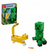 Lego Minecraft 21156 BigFig Creeper a Ocelot (Bloky pokrytia s Ocelot Minecraft 184 blokov)