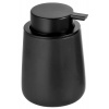 Aqualine NERO dávkovač mydla na postavenie 350 ml, čierna SPH 08136