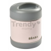 Termoska so širokým otvorom Beaba Stainless Steel Portion 300 ml Pink z kvalitnej nehrdzavejúcej ocele ružová