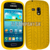 Silikónový obal Samsung Galaxy S III Mini – Tire – žltá