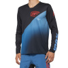 100% R-CORE-X LE Long Sleeve Jersey Black/Slate Blue - XL