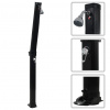 vidaXL Skladacia solárna sprcha, čierna 214 cm 23 l