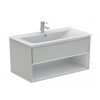 Ideal Standard Connect Air - Skrinka pod umývadlo 100x44x52 cm, lesklá svetlosivá/biela mat E0828EQ