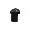 Pánske funkčné tričko SENSOR Merino Impress s rukávom pri krku black/camo S