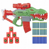 Puška NERF DinoSquad Rex-Rampage + 2 ďalšie produkty (AUTOMATICKÁ ZBRAŇ NERF DINOSQUAD REX RAMPAGE + PRÍSLUŠENSTVO ŠÍPKY TERČE)
