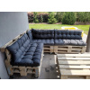 Záhradná lavica, lavička - Matrac pre nábytok s palletmi, súprava na lavice (Matrac pre nábytok s palletmi, súprava na lavice)