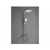 Ravak TERMO Sprchový stĺp s termostat.batériou TE 093.00/150 sprch.set Chróm/Biela+Cleaner X070099