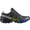 Salomon Speedcross 6 GTX Fan Fire - Black/Surf The Web/Safety Yellow 44 2/3