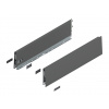BLUM 470K4002S bočnica MERIVOBOX K 400 mm, tmavo šedá, OG-M