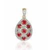 Prívesok Zlatý RUBÍN A DIAMANT id P73348 (Prívesok Zlatý RUBÍN A DIAMANT id P73348)