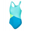 Detské plavky - Aqua-Speed jednodielny outfit. 134 zelená (Aqua Speed Swimsuit Girls 'Logo 134 Zia)