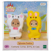 Sylvanian Families 5597 Cute Costumes Kitty and Cub