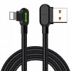 Kábel McDodo USB - Apple Lightning 0,5 m, čierny