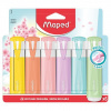 Maped Fluo' Peps Pastel zvýrazňovač 1-5 mm 6 ks