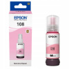 Atrament Epson 108 Light Magenta - originálny