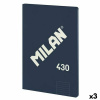 Zošiť Milan 430 Modrá A4 48 Listy 21 x 29,7 cm (3 ks)